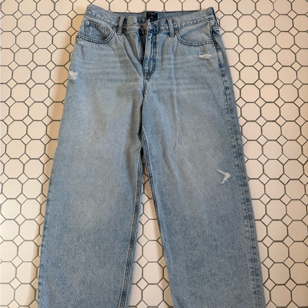 J. Crew Factory Light Blue Boyfriend Jeans - Picture 2 of 7